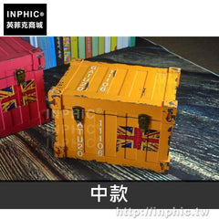 INPHIC-茶幾家居陳列酒吧收納箱服裝店櫥窗復古擺設木箱-中款