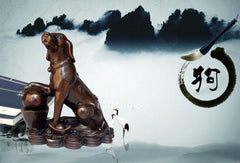 INPHIC-精品開光純銅招財銅狗擺件家仿古居裝飾品工藝品生肖銅狗擺件