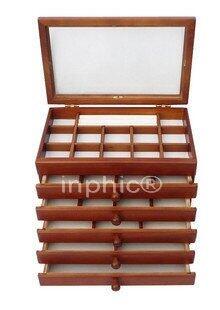 INPHIC-超大容量6層 實木首飾盒 收納盒