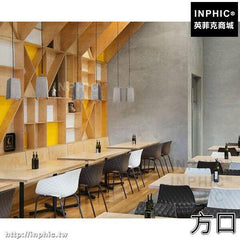 INPHIC-吊燈復古酒吧長方形工業風LOFT水泥斜口餐廳咖啡廳吧臺-方口