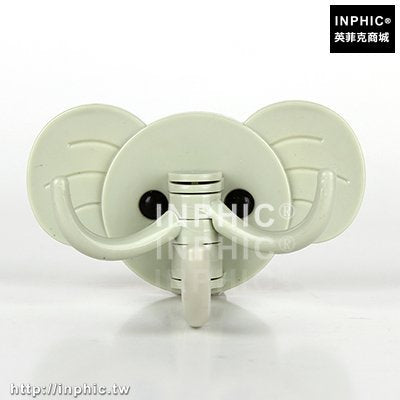 INPHIC-免釘門後掛鉤牆壁排鉤浴室黏貼廚房壁掛強力承重黏膠無痕黏鉤吸盤-綠色