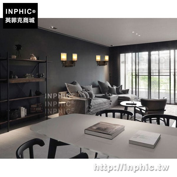 INPHIC-床頭燈美式復古蠟燭壁燈工業走廊鄉村臥室