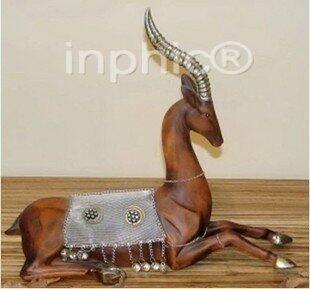 INPHIC-歐式客廳裝飾擺飾家具飾品泰國田園家居鈴鐺羚羊