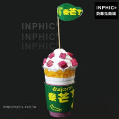 INPHIC-仿真火龍果杯模型芒果杯火龍果杯訂做食品模型