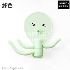 INPHIC-廚房浴室壁掛牆壁黏鉤強力黏膠免釘門後掛鉤創意衛生間毛巾掛衣鉤-綠色
