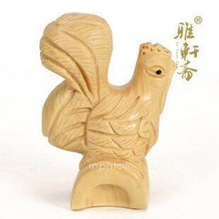 INPHIC-精美手把件 2吋黃楊木雕生肖擺飾 生肖雞 風水小把件