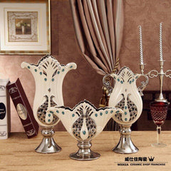 INPHIC-新款藍寶石陶瓷花瓶花器 現代擺設瓷器工藝品 新房擺飾