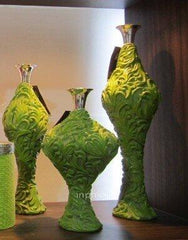 INPHIC-樹脂工藝後現代新古典 家居裝飾品綠色花瓶器大款擺件
