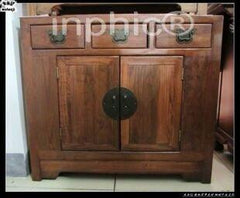 INPHIC-儲物櫃 儲藏櫃 玄關 櫃子 置物櫃 中式實用仿舊 實木 榆木 家具