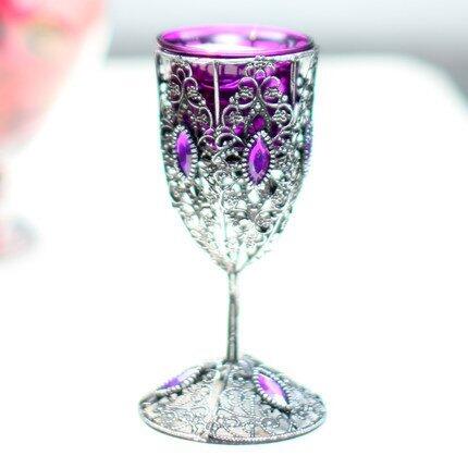 INPHIC-歐式復古做舊鐵藝燭臺裝飾品擺件酒杯蠟燭臺擺設