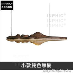 INPHIC-新中式燈具藝術客廳禪意實木吊燈孤島餐廳-小款雙色無樹