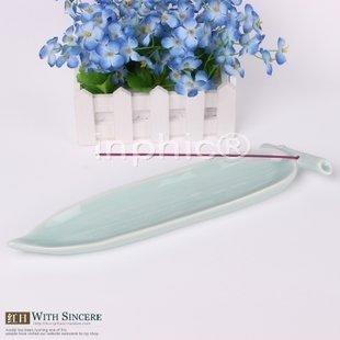 INPHIC-手做瓷 線香 葉子形狀 純手工瓷 景德鎮原創陶瓷香插擺飾