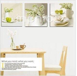 INPHIC-無框畫客廳三聯 現代裝飾畫 餐廳壁畫  清新水果