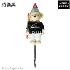 INPHIC-廚房創意卡通牆壁無痕掛鉤強力黏膠客廳臥室黏鉤浴室門後壁掛衣鉤-侍衛黑