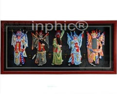 INPHIC-五虎上將 冷瓷浮雕三國人物相框式家居酒店裝飾壁掛 商務