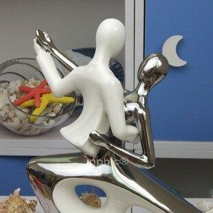 INPHIC-歐式創意家居裝飾品 時尚舞動人心擺飾 陶瓷擺設