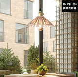 INPHIC-燈罩田園臥室美式北歐玻璃鄉村吊燈銅燈復古