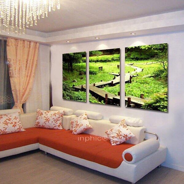 INPHIC-【30x40cm】客廳現代風景壁畫現代臥室床頭 風景畫 【無框畫】