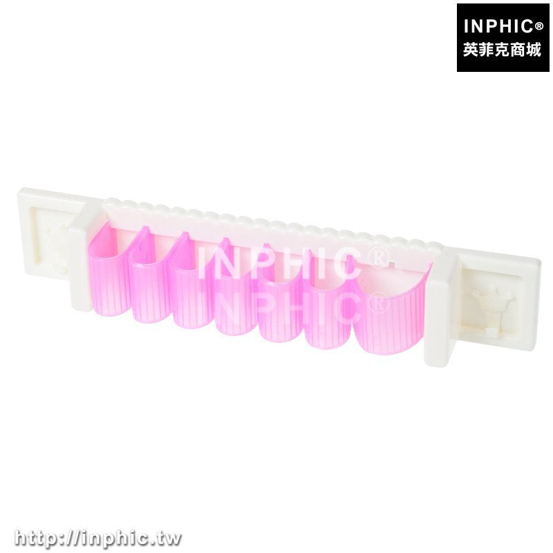 INPHIC-浴室收納整理架衛生間置物架廚房架子雜物架儲物架層架瀝水架掛架-玫紅色