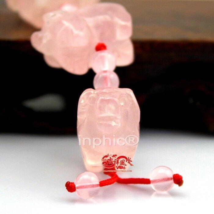 INPHIC-開光粉水晶諸財連年護身符掛件屬虎者招財納福助運物