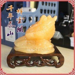 INPHIC-開光金蟾擺件黃玉金蟾招財旺財家居擺件擺設工藝品家飾