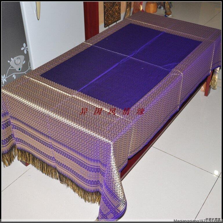 INPHIC-東南亞風情進口泰絲桌布家居飯店軟裝飾