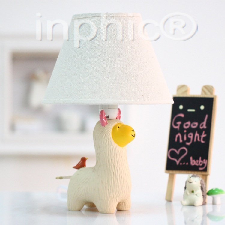 INPHIC-羊駝檯燈卡通臥室床頭檯燈 可愛實用生日禮品
