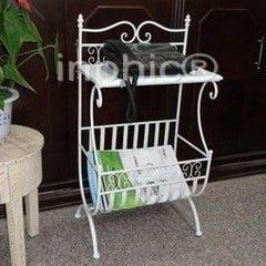 INPHIC-歐式鐵藝 雜誌架 報刊架 書報架 置物架 書架雜誌