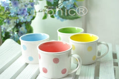 INPHIC-茶具 陶瓷杯波點可愛 早餐杯咖啡杯創意家居飾品B03001020