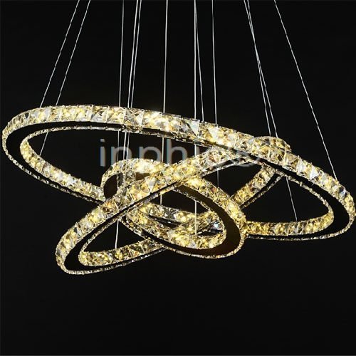 INPHIC-餐廳燈吊燈三頭現代簡約LED餐吊燈水晶燈具創意客廳臥室飯廳燈飾