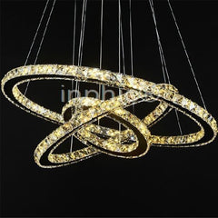 INPHIC-餐廳燈吊燈三頭現代簡約LED餐吊燈水晶燈具創意客廳臥室飯廳燈飾