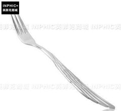 INPHIC-天使翅膀不鏽鋼水果叉西餐具甜品叉便攜兒童叉廚房用品6個裝-ICPE010104A