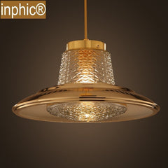 INPHIC-現代簡約美式鄉村藝術吊燈餐廳吧臺咖啡廳玻璃鐵藝燈具