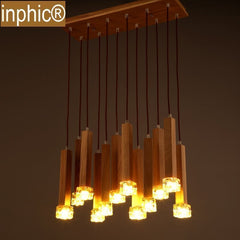 INPHIC-簡約北歐實木吊燈美式田園創意客廳吧臺個性臥室書房餐廳木藝吊燈