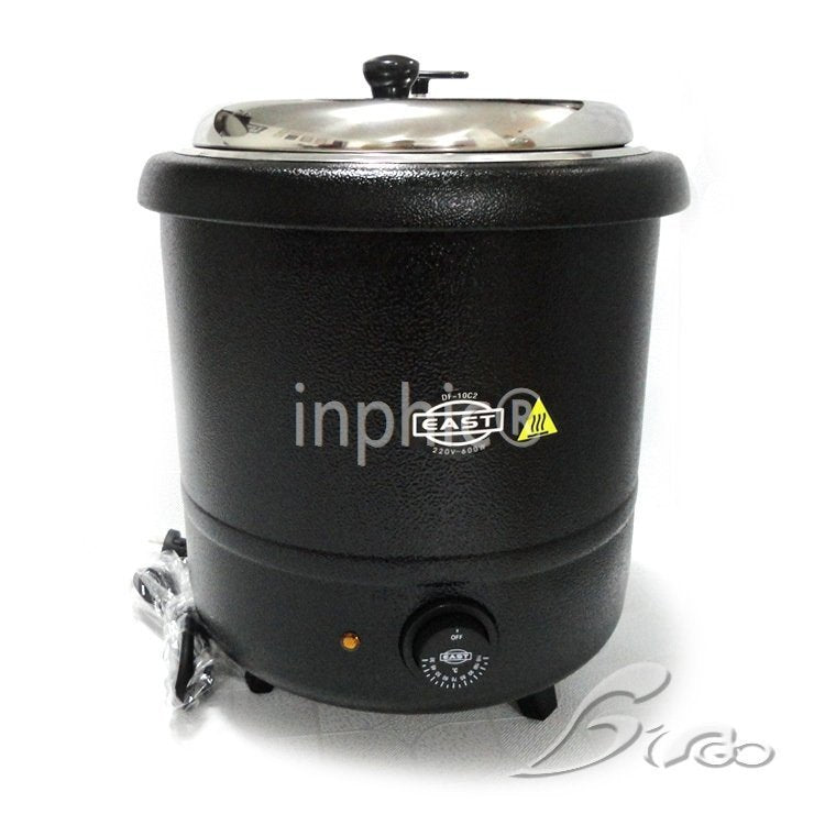 INPHIC-不鏽鋼電熱湯煲|粥煲|黑鐵直身電熱湯煲（C款）|自助暖湯煲