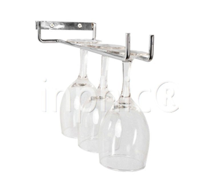 INPHIC-懸掛式掛杯架酒杯架家裝吸牆酒杯架紅酒杯架高腳杯架 27cm不鏽鋼1排