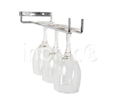 INPHIC-懸掛式掛杯架酒杯架家裝吸牆酒杯架紅酒杯架高腳杯架 27cm不鏽鋼1排