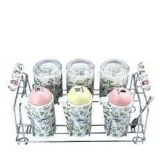 INPHIC-陶瓷8件套裝調味缸醬油醋瓶調味罐調味瓶附架子