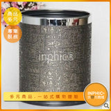 INPHIC-南方圓形單層垃圾桶 客房辦公室垃圾桶 酒店垃圾桶 埃及皮-NKH024187A