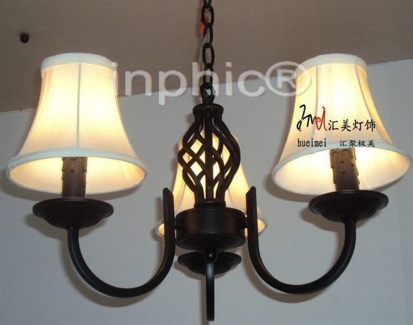 INPHIC-北歐歐式3頭吊燈 客廳吊燈 臥室吊燈 簡歐吊燈 美式鐵藝吊燈