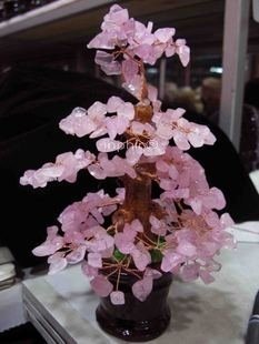 INPHIC-天然粉水晶花樹天然粉水晶招財樹 天然粉水晶發財樹