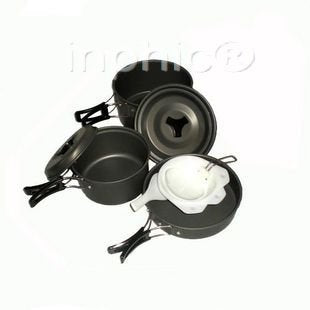 INPHIC-硬質氧化套鍋 戶外2-3人野炊套鍋 不粘鍋套鍋 便攜式套鍋