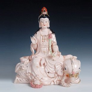 INPHIC-佛像 本命佛普賢菩薩 理行德陶瓷佛教用品 10吋普賢菩薩