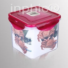 INPHIC-正方形 保鮮盒 密封盒 可冷凍 廚房整理盒1280ML10個入