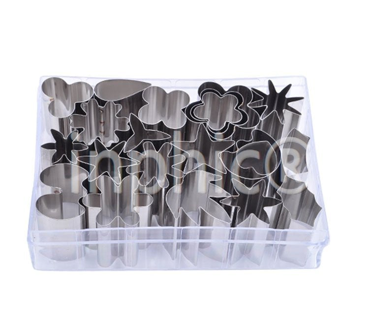 INPHIC-烘焙模具20支裝不鏽鋼餅乾模鋼切模蛋糕模鳳梨酥模食品模具