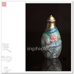 INPHIC-粉彩描金鼻煙壺之《荷堂清趣》景德鎮全手工復古瓷器文房雅玩