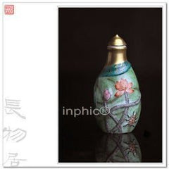 INPHIC-粉彩描金鼻煙壺之《荷堂清趣》景德鎮全手工復古瓷器文房雅玩