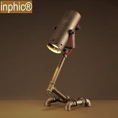 INPHIC-LOFT檯燈書房臥室客廳創意裝飾燈復古水管咖啡廳休閒吧個性檯燈
