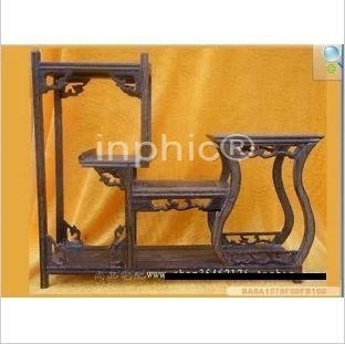 INPHIC-茶具用品 雞翅木博古架多博架 古典風格 茶架紅木工藝品底座