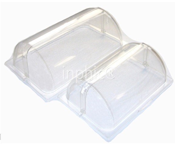 INPHIC-優質PC長方透明蓋 防塵蓋 展示蓋 配藤籃蓋果盤 1/1份數盤L53.5CM